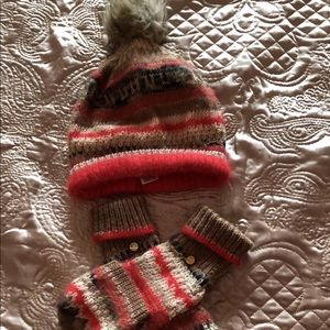 Winter hat and gloves by Juicy Couture